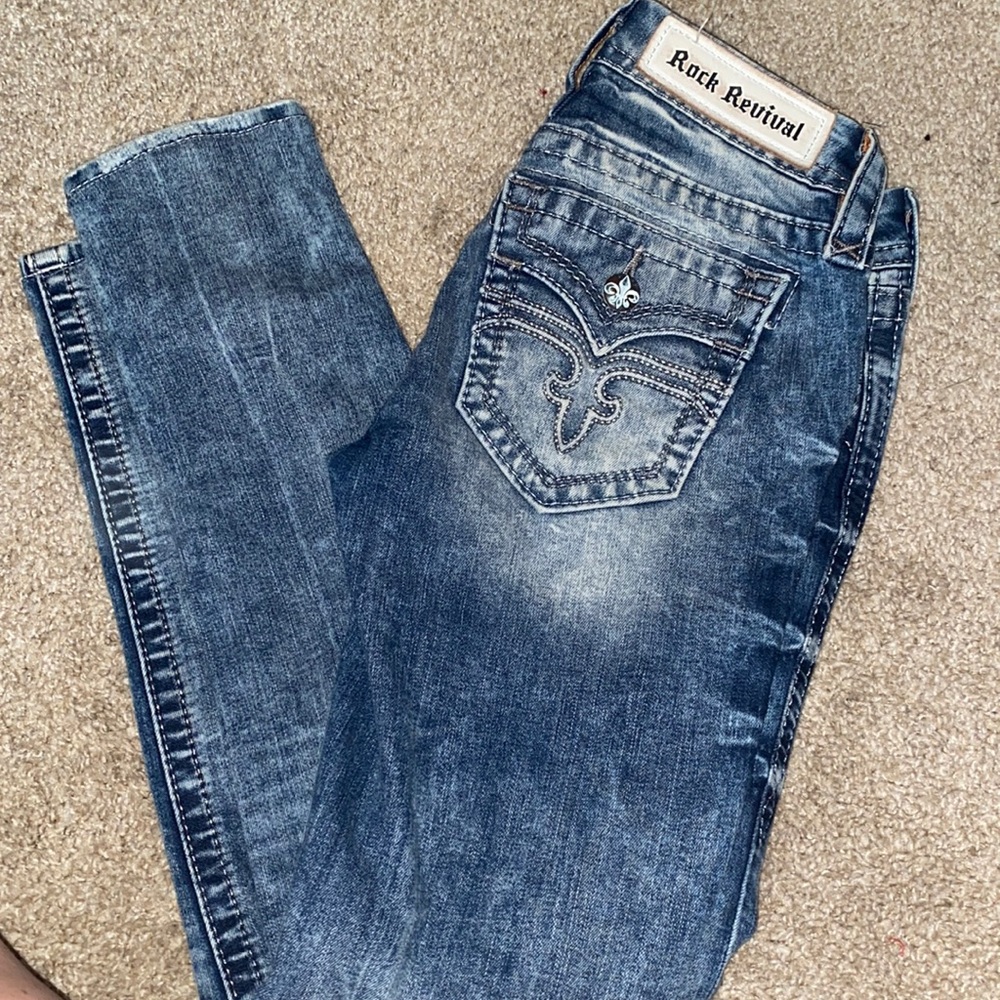 Womens rock revival jeans